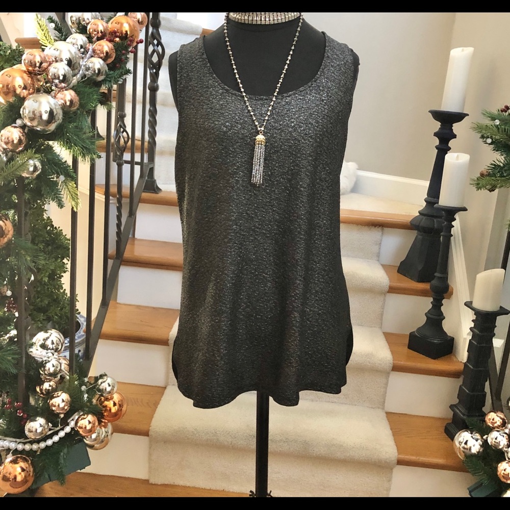 🖤CUPIO METALLIC TANK TOP🖤